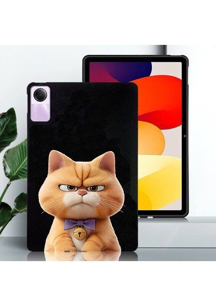 Xiaomi Redmi Pad Se Kılıf Desen Baskı Ince Tpu Tablet Koruyucu Kapak-Garfield Kedi Için (Yurt Dışından) fırsatları