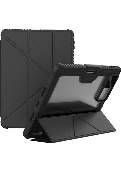 Nıllkın Tampon Pro Için Xiaomi Pad 7 Pro/pad 7 Slayt Kamera Kapağı Origami Tablet Kapağı Otomatik Uyandırma/uyku-Siyah (Yurt Dışından)