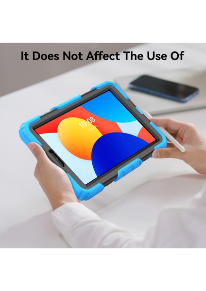 Xiaomi Redmi Pad Se 4g 8.7 Inç Kılıf El Kayışı Pc + Silikon Tablet Kapak Pet Ekran Koruyucu-Bebek Mavisi Için (Yurt Dışından) fırsatları