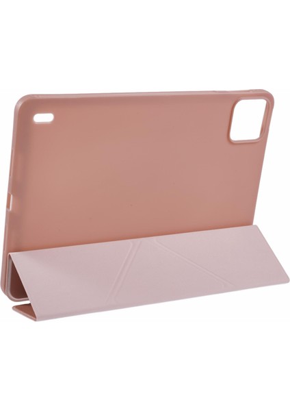 Xiaomi Pad 7 Pro / Pad 7 Kılıf Pu Deri + Silikon Origami Koruyucu Kapak-Gül Altın Için (Yurt Dışından) modelleri