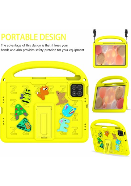 Xiaomi Pad 7 Pro / Pad 7 Eva+Pc Tablet Koruma Kapağı-Sarı Için (Yurt Dışından)