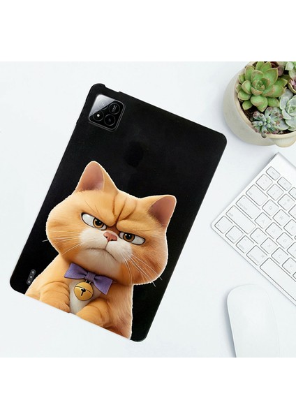 Xiaomi Pad 7 Pro / Pad 7 Kılıf Desen Baskı Ince Tpu Tablet Koruyucu Kapak-Garfield Kedi Için (Yurt Dışından)