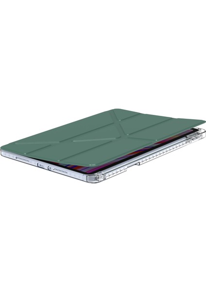 Xiaomi Redmi Pad Pro 5g / Pad Pro / Poco Pad 4g Origami Şeffaf Tablet Kapağı-Koyu Yeşil Için (Yurt Dışından) indirimleri