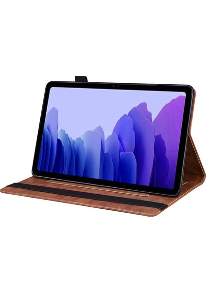 Xiaomi Pad 7 Kılıf Pu Deri Koruyucu Folyo Tablet Kılıfı, Kart Tutuculu-Kahverengi (Yurt Dışından)