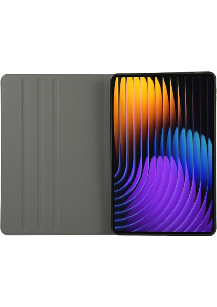Xiaomi Pad 7 Pro/pad 7 Kılıf Pu Deri Katlanır Tablet Koruyucu Kapak-Gök Mavisi Için (Yurt Dışından)