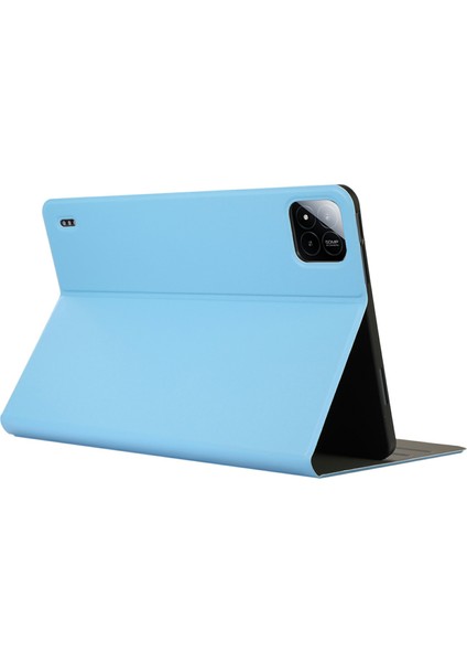 Xiaomi Pad 7 Pro/pad 7 Kılıf Pu Deri Katlanır Tablet Koruyucu Kapak-Gök Mavisi Için (Yurt Dışından)