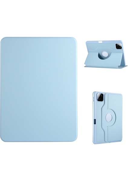 Xiaomi Pad 7 Pro/pad 7 Kılıf Deri Tablet Kılıfı-Mavi (Yurt Dışından)