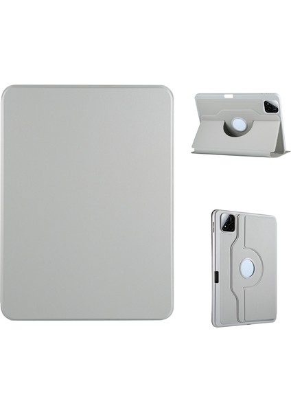 Xiaomi Pad 7 Pro/pad 7 Kılıf Deri Tablet Kılıfı-Gri (Yurt Dışından)