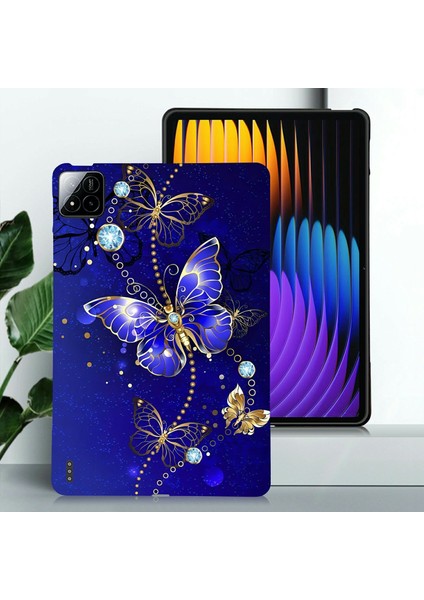 Xiaomi Pad 7 Pro / Pad 7 Desen Baskı Ince Tablet Koruyucu Kapak-Mavi (Yurt Dışından) fırsatları