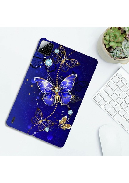 Xiaomi Pad 7 Pro / Pad 7 Desen Baskı Ince Tablet Koruyucu Kapak-Mavi (Yurt Dışından) indirimleri