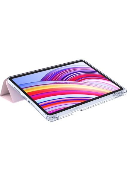 Xiaomi Redmi Pad Pro 5g / Pad Pro / Poco Pad 4g Origami Şeffaf Tablet Kapağı-Pembe Için (Yurt Dışından) fiyatları