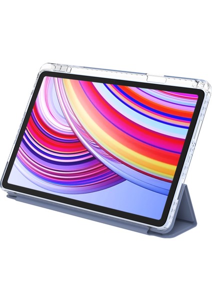 Xiaomi Redmi Pad Pro 5g / Pad Pro / Poco Pad 4g Origami Şeffaf Tablet Kapağı-Lavanta Moru Için (Yurt Dışından) fırsatları