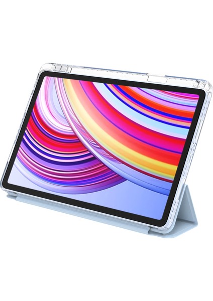Xiaomi Redmi Pad Pro 5g / Pad Pro / Poco Pad 4g Origami Şeffaf Tablet Kılıfı-Bebek Mavisi Için (Yurt Dışından) fırsatları