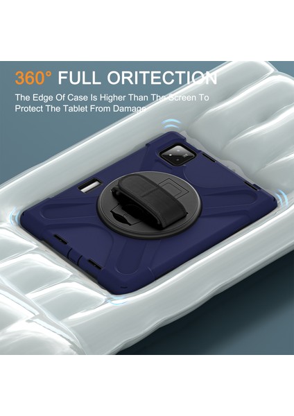 Xiaomi Pad 7 Kılıf Tpu+Pc+Silikon Anti Drop Tablet Kılıfı-Lacivert (Yurt Dışından)