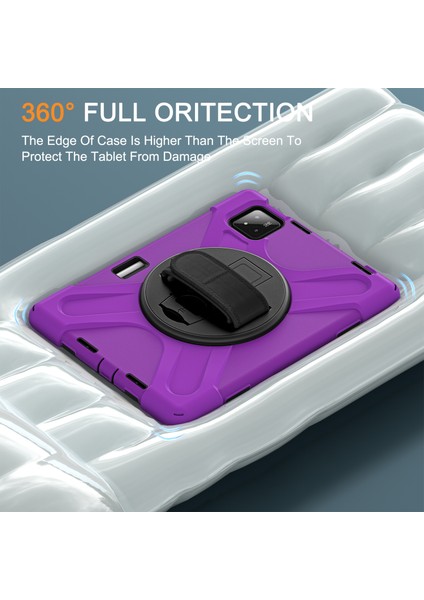 Xiaomi Pad 7 Kılıf Tpu+Pc+Silikon Anti Drop Tablet Kapağı-Mor (Yurt Dışından)