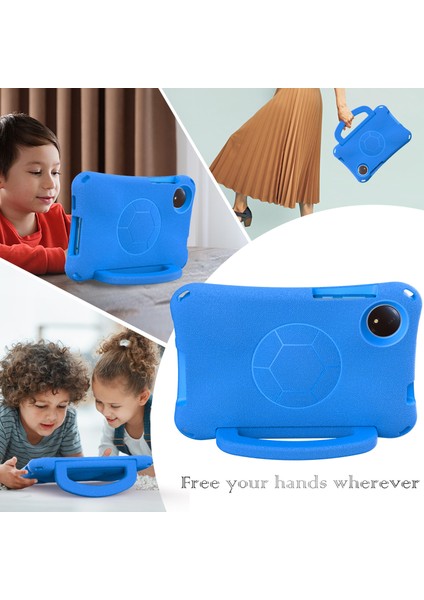 Xiaomi Redmi Pad Se 4g 8.7 Inç Eva Kılıf Tablet Koruyucu Kapak Için Stand-Mavi (Yurt Dışından)