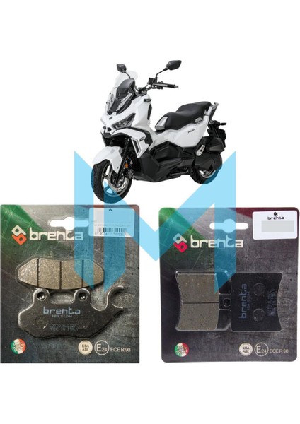 Sym Adx 125 Ön ve Arka Fren Balatası Brenta Takım