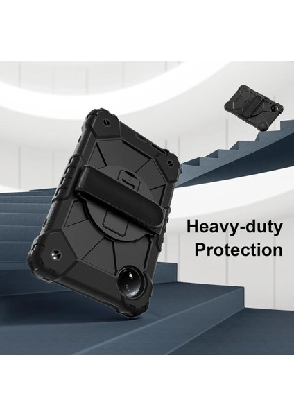 Xiaomi Redmi Pad Se 8.7 Inç Kılıf Askılı Yüksek Koruma Defender Standlı Case
