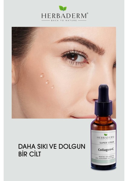Süper Serum (Collagen+ C Marine Kolajen %3+ 3-O-Etil Askorbik Asit % 0,5) Sıkılaştırıcı ve Aydınlatıcı 30 Ml