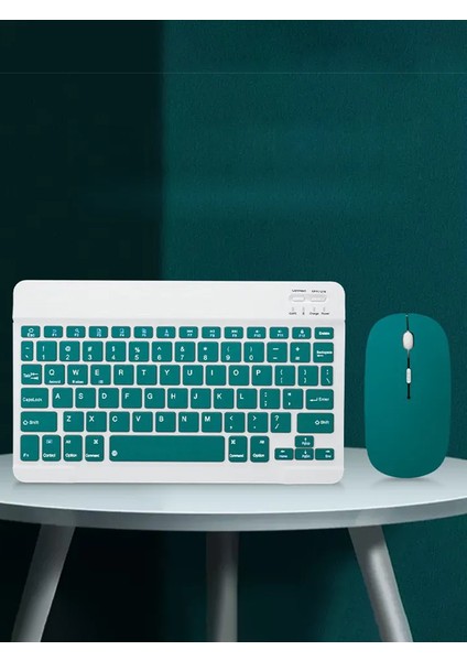 10 Inç Mini Taşınabilir Bluetooth Klavye Mouse Set Android/ios/windows Uyumlu Kablosuz Klavye Mouse