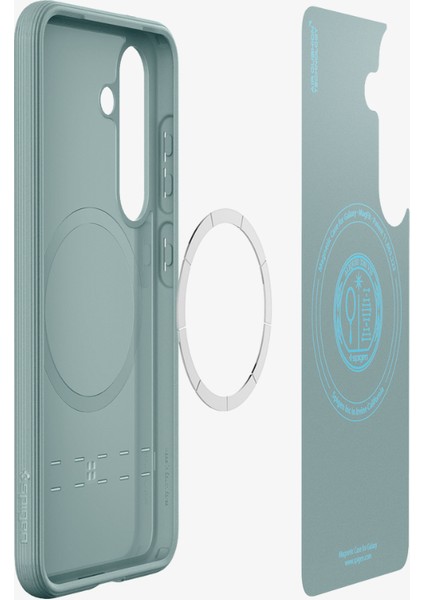 Caseology Galaxy S25 Plus Kılıf Parallax Mag özellikli Sage Green - ACS09060