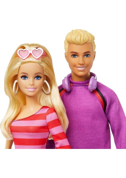 HXK90 Barbie ve Ken 65. Yıl 2li Parti Bebekler