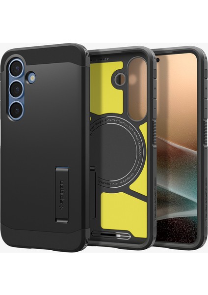 Galaxy S25 Kılıf Tough Armor AI MagFit özellikli Black - ACS09008