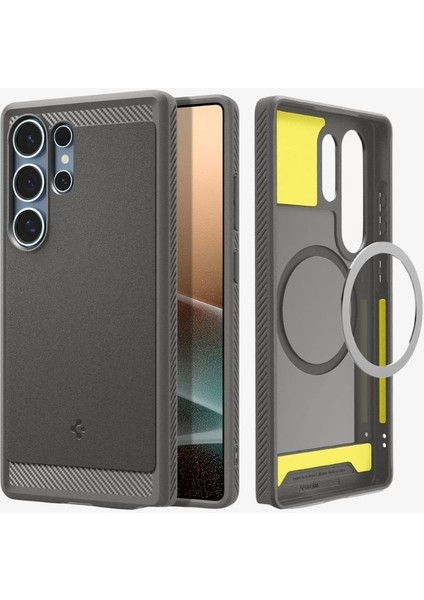 Galaxy S25 Ultra Kılıf Rugged Armor MagFit özellikli Marble Gray - ACS08952 fiyatları
