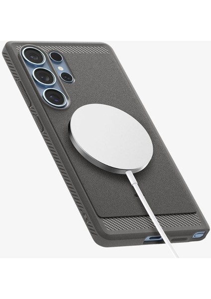 Galaxy S25 Ultra Kılıf Rugged Armor MagFit özellikli Marble Gray - ACS08952 fırsatları