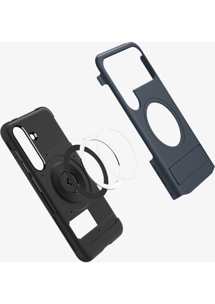 Galaxy S25 Kılıf Slim Armor MagFit Metal Slate - ACS08919