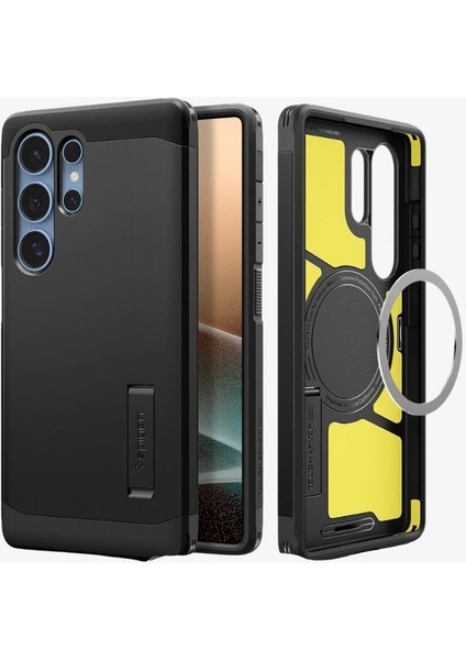 Galaxy S25 Ultra Kılıf Tough Armor AI MagFit özellikli Black - ACS08964