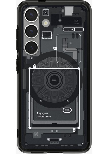 Galaxy S25 Plus Kılıf Ultra Hybrid Zero One MagFit özellikli Zero One Black - ACS08982