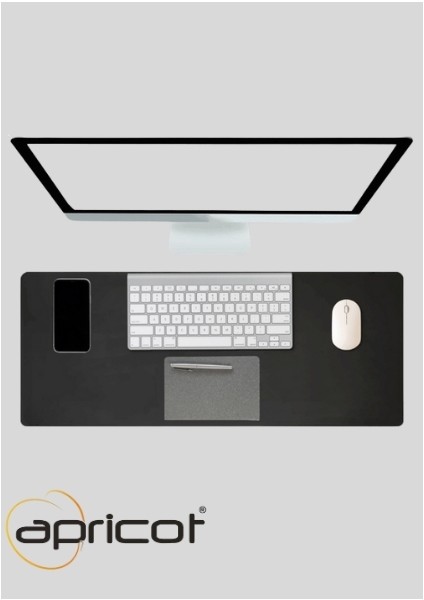 AP-MP01 30 x 70 cm Masa Pedi, Oyuncu Masa, Siyah Mousepad