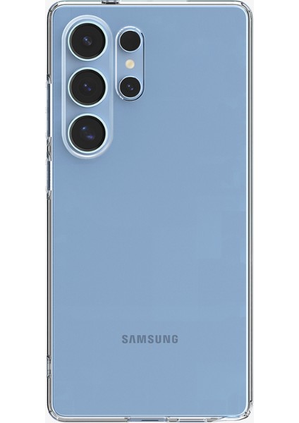 Samsung Galaxy S25 Ultra Kılıf Liquid Crystal 4 Tarafı Tam Koruma Crystal Clear - ACS08948