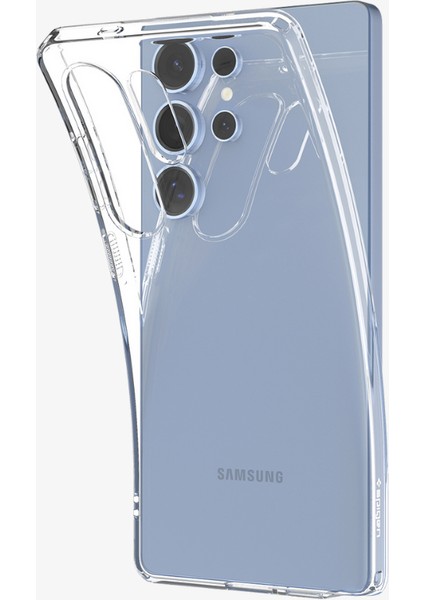 Samsung Galaxy S25 Ultra Kılıf Liquid Crystal 4 Tarafı Tam Koruma Crystal Clear - ACS08948