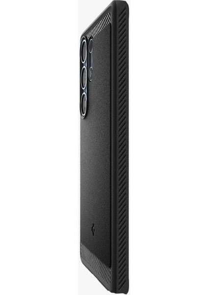 Samsung Galaxy S25 Ultra Kılıf Rugged Armor MagFit özellikli Matte Black - ACS08951