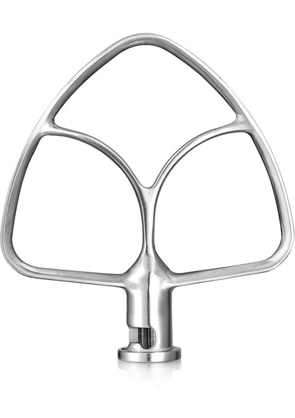 Kitchenaid 4,5-5 Quart Stand Mikser Için Paslanmaz Çelik Düz Karıştırıcı Aparatı, Devirme Başlıklı, Bulaşık Makinesinde Yıkanabilir (Yurt Dışından)