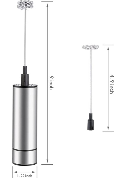 Süt Köpürtücü El Tipi - Tabanlı Süt Köpürtücü, Süt Köpürtücü Latte Için Uygun, Smoothie Içecek Blender (Yurt Dışından) fiyatları