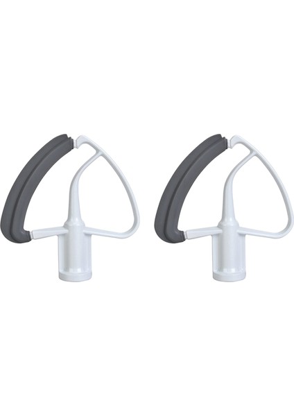 Kitchenaid Mikser Için 2x Esnek Kenar Çırpıcı 4,5-5 Qt Eğilebilir Kafalı Stand Mikser Ek Parçaları, Mikser Kürek Aksesuarları (Yurt Dışından)