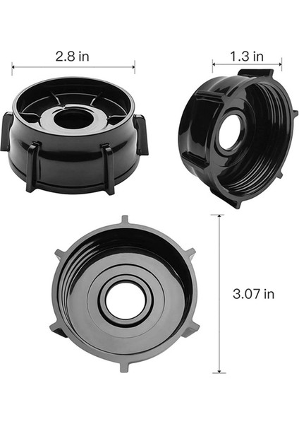 1 Adet 4902-003 Oster ve Osterizer Blenderleri Için Blender Kavanoz Tabanı, Premium Oster Blender Yedek Parçaları (Siyah) (Yurt Dışından) modelleri