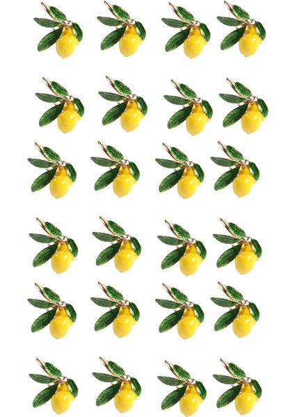 Peçete Halkaları 24 Set, Limon Düğün Peçete Tutucu Altın Peçete Tokası Masa Süsü Partiler Tatil Aile Buluşması (Yurt Dışından)