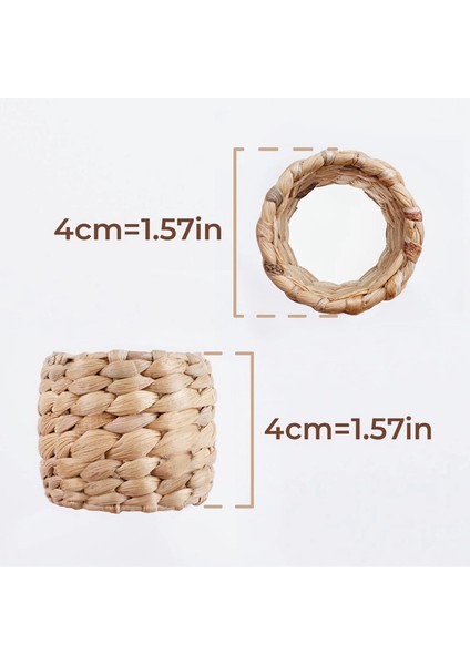 18 Adet Peçete Halkaları, Su Sümbülü Peçete Tutucu Halkaları-Doğum Günü Partisi Için Rustik Peçete Halkaları, Yemek Masası Dekorasyon (Yurt Dışından) fiyatları