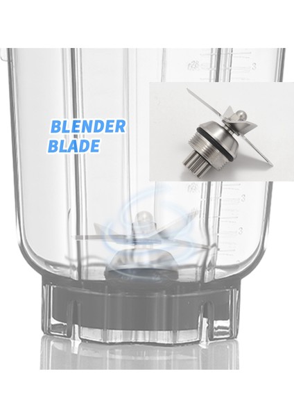 2x Blender Bıçağı Tamir Takımı Temizleme Aleti, Vitamix 5200 Serisi 64 48 32OZ Için Contalı Tahrik Soketi (Yurt Dışından)