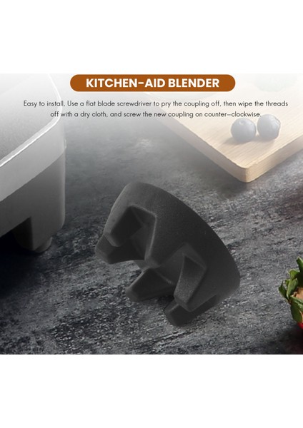 9704230 Blender Bağlayıcı, Anahtar Kitli Yedek Parçalar Kitchen-Aid ile Uyumlu KSB5WH Ksb5 Ksb3 Sürücü (5 Adet) (Yurt Dışından)