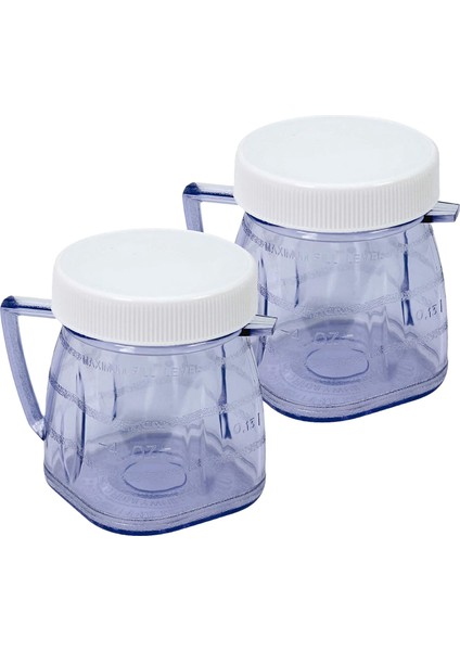 Oster Izer Için 2 Paket Yedek Parçalar 1 Bardak Mini Plastik Kavanozla Uyumlu Çoğu Blender Aksesuarları (Yurt Dışından)