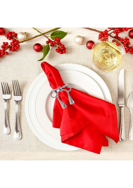 Ilmek Gümüş Yaprak Peçete Halkaları 6 Set, Doğum Günü Partisi Festivali Düğün Masa Dekorasyon Için Peçete Tutucu Halka (Yurt Dışından) indirimleri