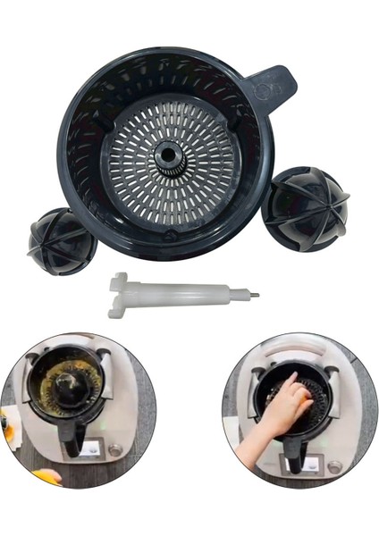 Thermomix Tm5/tm6 Meyve Suyu Sıkma Parçaları Mutfak Aksesuarları Için Meyve Suyu Sıkma Seti Meyve Sıkacağı Yedek Multitool (Yurt Dışından)