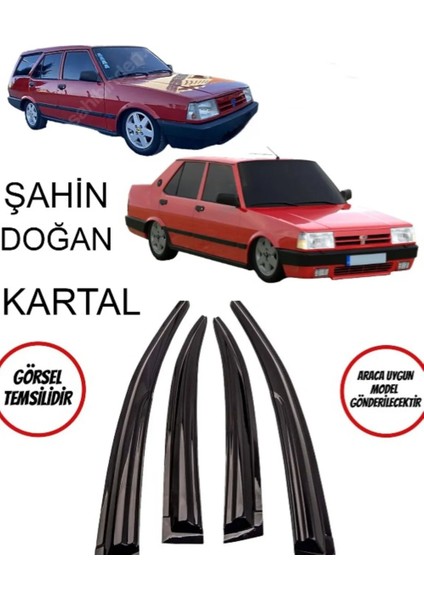 Tofaş 131 Doğan Şahin Kartal Doğan Slx Cam Rüzgarlığı 4 Lü Takım