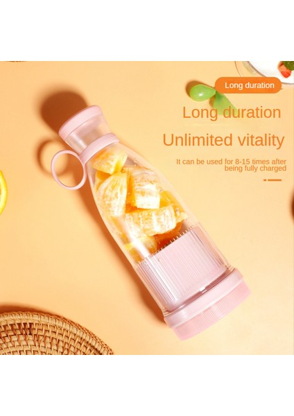 Taşınabilir Blender Bottlem, Meyve Sıkacağı Blender Mikser Smoothie Narenciye Sıkacağı Blender Elektrikli Portakal Suyu Sıkacakları Yeşil (Yurt Dışından)