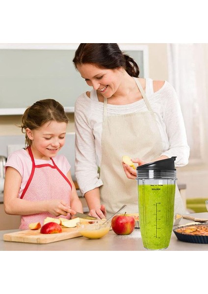 Nutri Ninja Blender Kabı Için Blender Kabının Değiştirilmesi, Blender Yedek Parçaları, Blender Parçaları (24 OZ/710 Ml) (Yurt Dışından)